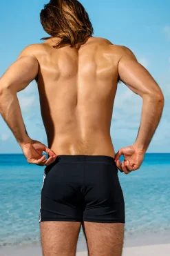 Black Splice Varenna Retro Lycra Swimmer