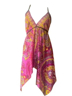 Designer Silk Dress- Leopard
