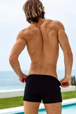 Malibu Stripe Retro Lycra Swimmer