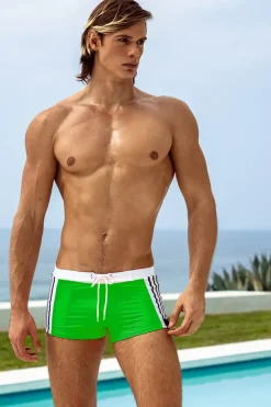 Operator Stripe Trunk - Lime